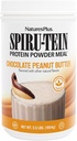 NaturesPlus SPIRU- TEIN, Chokolade Peanut Butter - 2.3 lbs, Pack of 2 - Plantbaseret protein pulver - Vegetarisk, Gluten Gratis - 68 Total Servering