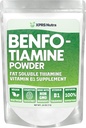 XPRS Nutra Benfotiamin Powder (Thiamin) - Fat Opløselige Happy Heart Thiamin Supplement - Avanceret vitamin B1 Benfotiamin til en kognitiv boost - Vegan Friendly Benfotamin Powder (.25 Ounce)