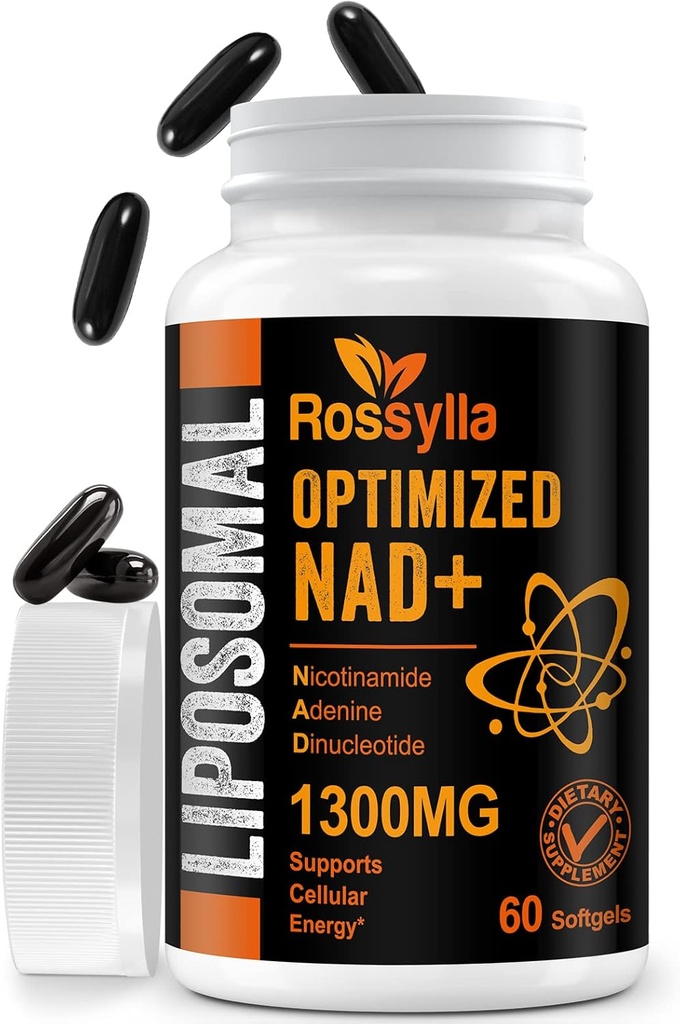 1300 MG Liposomal NAD + Supplement adapt124; highest Absorbate 124; purest NAD Supplementeret til Boost NAD + Effectively against 124; Boosting NAD + Supplement for aging Defese, Cellular Energy, Longevity Year 124; 60 Tælling