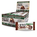 Keto Wise Fat Bomber - Fremstillet med chokolade indeholdende MCT Oil - lav fedt, lav Carb og Keto Friendly Snack - 7g fedt, 2g Net Carbs Budd124; Peanut Caramel Nougat, pakke med 16