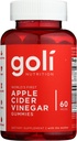 Goli Nutrition World's First Apple Cider Vinegar Gummies 60 Count, 60 Count