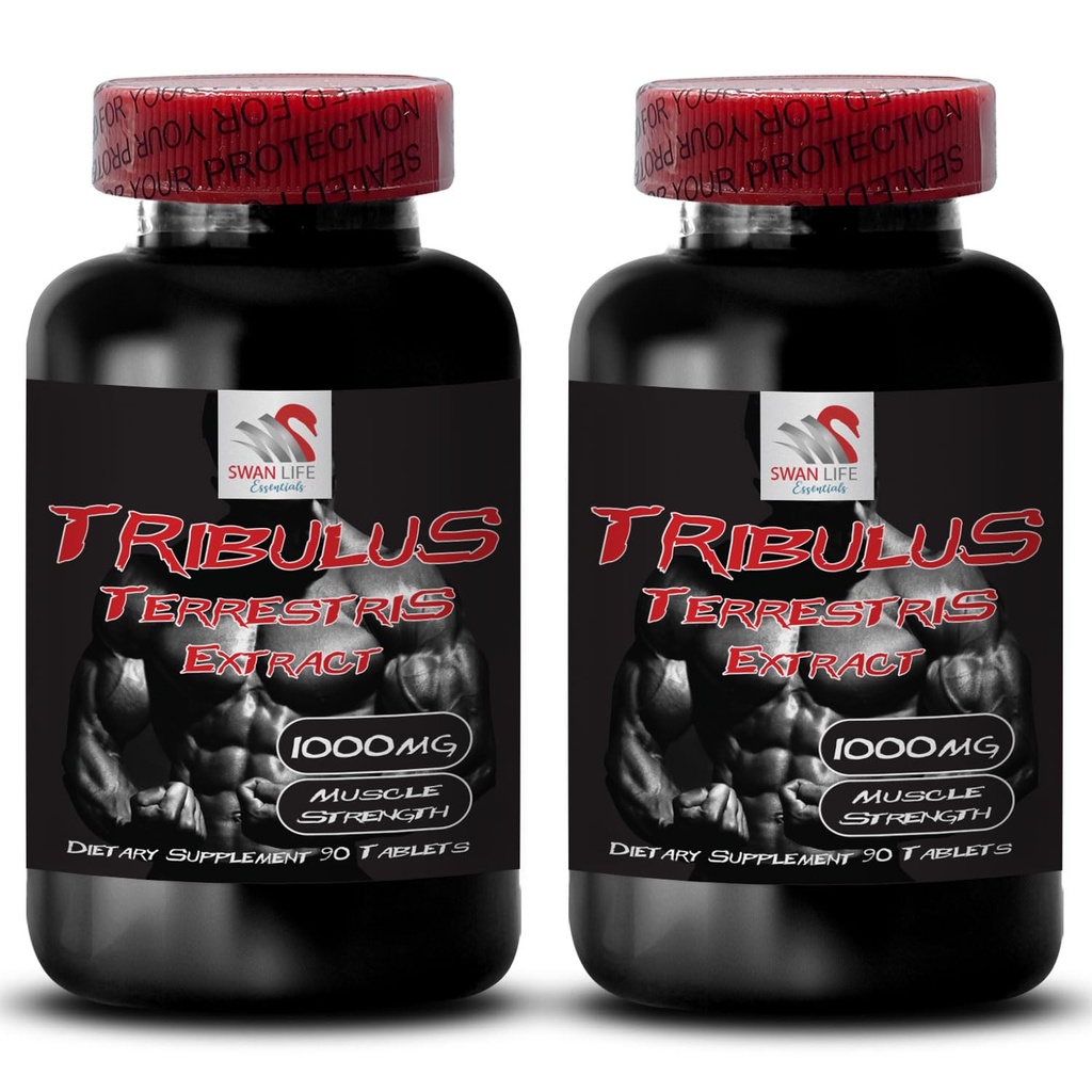 Forøg sexlyst - TRIBULUS TERSUVIS EXSTT - Tribulus terrestris ekstrakt til energikilde, Sex drive piller til mænd og kvinder, Sex drive piller, Libido booster - 2 flasker 180 tabletter