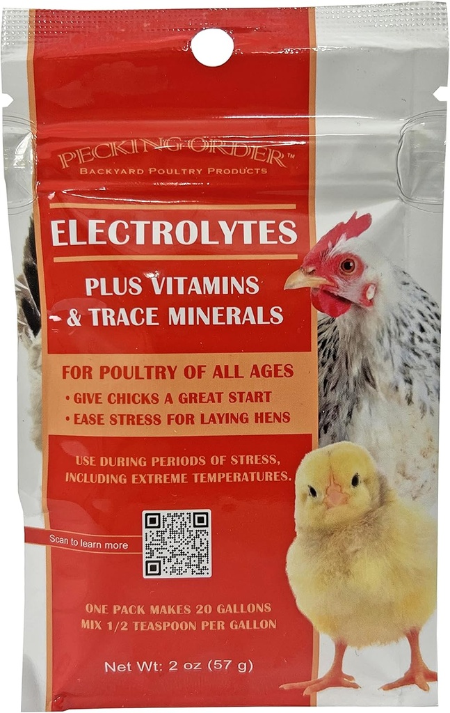 Packing order Electrolytes Plus Vitamin & Trace Minerals for Chicks & Hens, Gul
