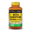 Mason Natural Vitamin A Beta Caroten 25.000 IE, understøtter Vision, Cell Function & immunforsvar, 100 Softgels, pakke med 3