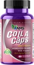 America Medic & Science Colla Caps (60 kapsler) Name 124; Collagen og hyaluronsyre tillæg med C-vitamin 124; for mænd og kvinder