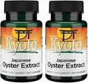 Swanson Kyoto Japansk Oyster Extract - Natural Supplement Promotion Drive & Wellness for Mænd & Kvinder - (500 milligram 60 kapsler) (2 Pack)