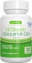 Igennus Advanced VESIsorb Ubiquinol 100 mg 30 Softgels, 600% Biotilgængelighed, Fast- Actioning Water- Opløselig Coenzym Q10 Supplement for Energy & Heart, 1- Måned Supply