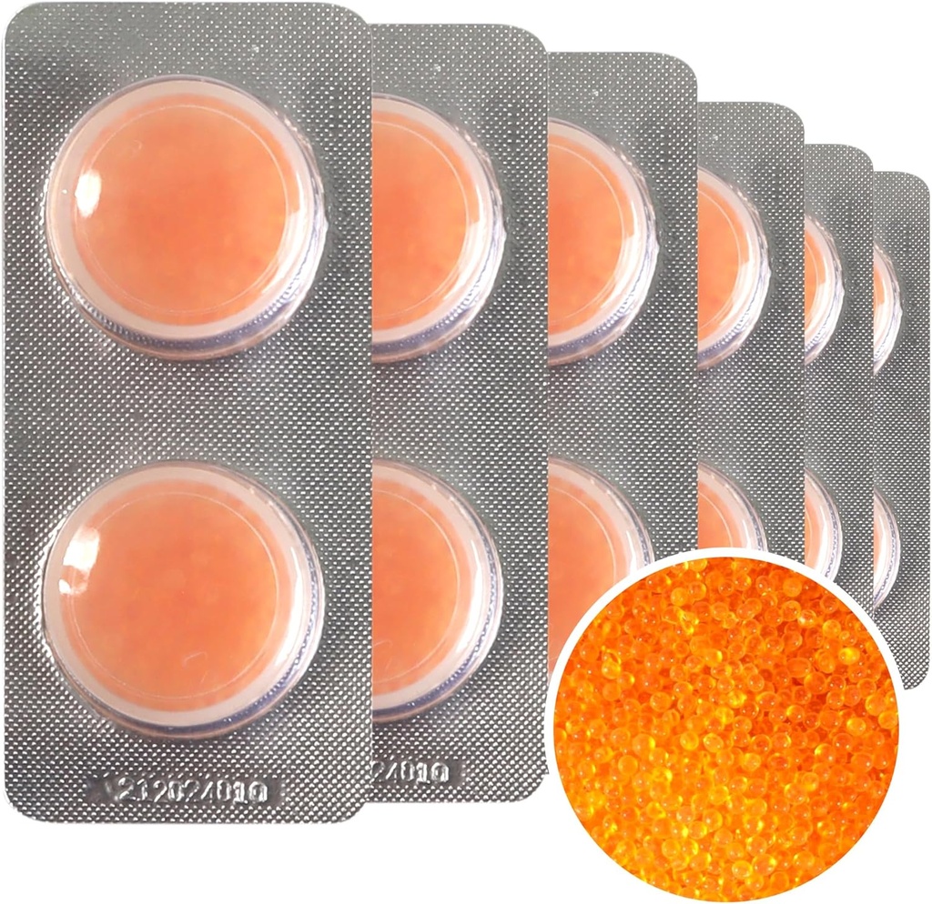 12- Pack hørelse Aid Dryer Kapsler C & C Tørring affugter Caps Tilbehør til Phonak, Starkey og Unitron oplader sag eller enhver hørelse støtte sag forsyninger Det kan gemme tørre kapsler (3Garm)