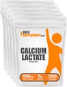 BulkSupplements.com Calcium Lactate Powder - Calcium Supplement Powder, Food Grade - Pure & Gluten Free, 1,5 g per Serving, 1kg (Pack of 5) (11 lbs)