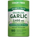 Nature 's Truth Odorless Hvidløg Softgels