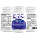 Avanceret Sciatic Nerve Support Relief: Alpha Lipoic Acid - 18 i 1 Sciatica Kosttilskud - Vitamin B Complex - Made in USA (120 Count (pakke med 1))