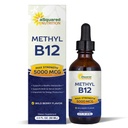 aSquared Nutrition Vitamin B12 Sublingual Liquid Drops - 5000 MCG Supplement with Methylcobalamin (Methyl B - 12) - Max Absorption B 12 to increase Energy - Vegan Friendly - 2 fl oz