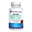 Krill Oil Omega 3 Astaxanthin Cholin DHA EPA, Superior Absorption, Ekstra Styrke, Ingen Fish Oil Eftersmag, Heavy Metal Testet, Small Size Softgels, 500mg