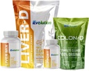 7D-Challenge Detox Kit, 3-element sæt - Liver- D & Colon- D, naturlige ingredienser til komplet lever og kolon rengøring & reparation