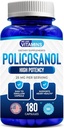Vi kan lide Vitaminer Policosanol 25mg - 180 Kapsler - Policosanol supplement Lavet af naturlige sukkerrør - Non-GMO og Gluten- fri