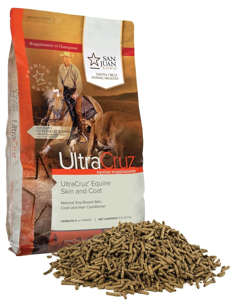 UltraCruz ® Equine Skin and Coat Pellet, 10 LB