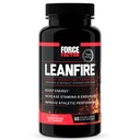 FORCE FACTOR LeanFire Pre Workout Energy Pills med grøn te Uddrag og koffein til at øge energi, Build Lean Muscle, Black, 60 Greve (pakke af 1), pakke maj Vary