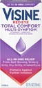 Visine Multi- Symptom Eye Drops - Astringerende, Smøremiddel & Rødhed Reliever for Irriteret, Tør, Røde Øjne - 0.5 fl. oz