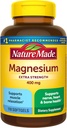 Nature Made Magnesium Oxide 400 mg Softgel, Ekstra styrke Magnesium Kosttilskud til mænd og kvinder, Support for Muskel, Nerve, Knogler og Hjerte, 110 Day Supply