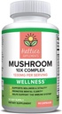 Hattie 's Supplements Mushroom 10x 1330mg, 60 kapsler