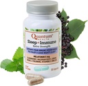 Quantum Health Sleep immun Melatonin 5mg Support L Theanine Valerian Root + Elderberry Vitamin C & D Immunitet Boost Daglig hele kroppen Wellness for kvinder & mænd - 30 kapsler