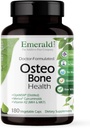 ETIKETTERING Osteo Bone Health - immunsupport & bene & fælles tillæg med vitamin D3, K2, calcium, magnesium, OptiMSM, Meriva Phytosome & mere - 180 vegetabilske kapsler