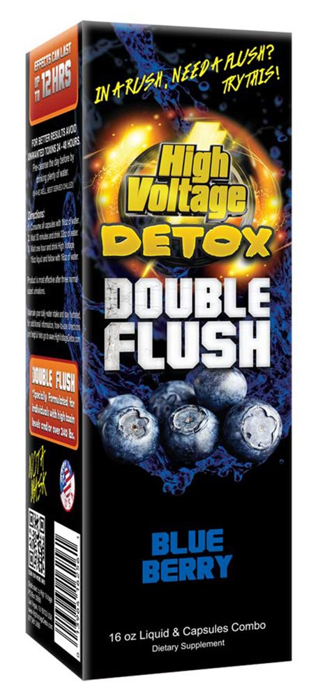 Høj spænding Detox Dobbelt Flush Blå Berry