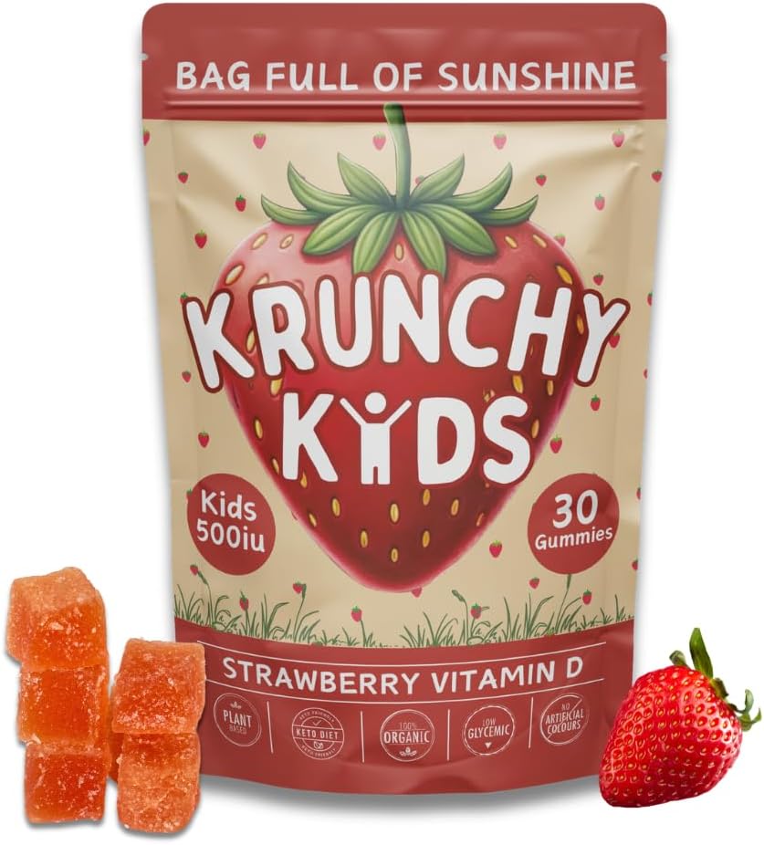 500IE D3-vitamin Gummies - Organisk, Plant- baseret, Sugar- Free