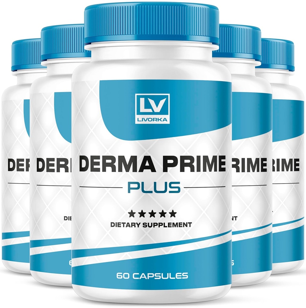 (5 Pack) Derma Prime Plus kapsler, Derma Prime Plus, Derma Prime Plus Sweet Relief, Derma Primer, Dermaprime Plus, 300 kapsler til 5 måneder