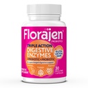Florajen fordøjelsesenzymer med Probiotika & Prebiotika - Triple- Action Formel for Gut Health, Bloating, & Gas Relief - Understøtter Gluten & Dairy fordøjelse - ren, ikke-GMO - 30-greve