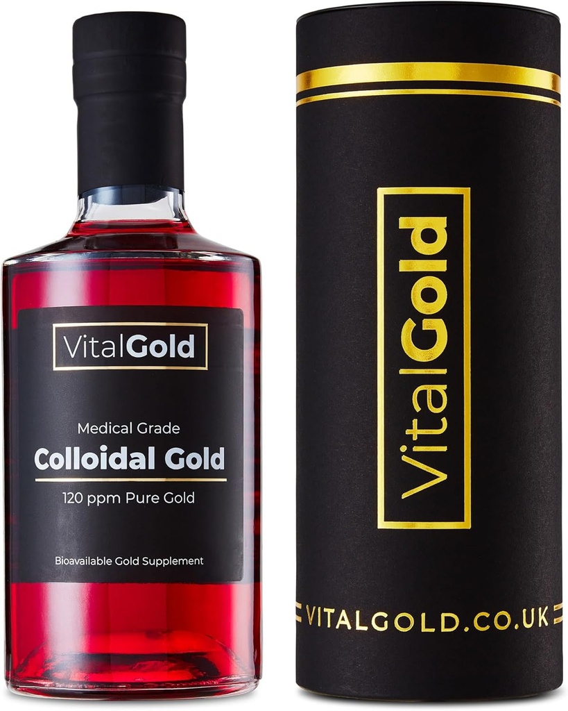 Kolloid guld 120 PPM - 500ml - Ultra Strength Gold supplement