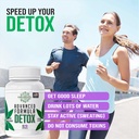 Total Detox Rensning Measures 124; 10- Day Supply Detox Supplement Measures 124; Milk Thistle, Ginger Root & Gul Dock Root Measures 124; 60 Kapsler
