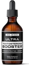 Ultra6 Nutrition Testosteron Booster for mænd - Mænd og kvinder sundhed kosttilskud - tillæg med Tongkat Ali + Tribulus Terrestris for Male Enhancement - Understøtter Muscle Recovery & Energy Boost