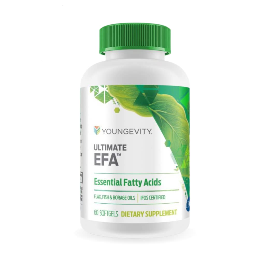 Youngevity Ultimate EFA ™ - Omega 3, 6 & 9 Supplements124; Blend of Borage, Flax & Fish Oliils
