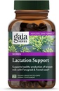 Gaia urter Amning Support, Veganske flydende kapsler, 120 Greve - Amning supplement til Amning Mødre, Understøtter sund mælk Flow & Forbedringer Breast Milk Nutrition, EMBALLAGE MAJ VARY