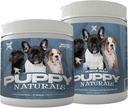 Puppy Natural Medical Building Immunity Milk Erstatning + 10 i 1 Puppy MultiVitamin Nutrient Chew Ernæringsmæssig støtte til voksende hvalpe (60 Servere).