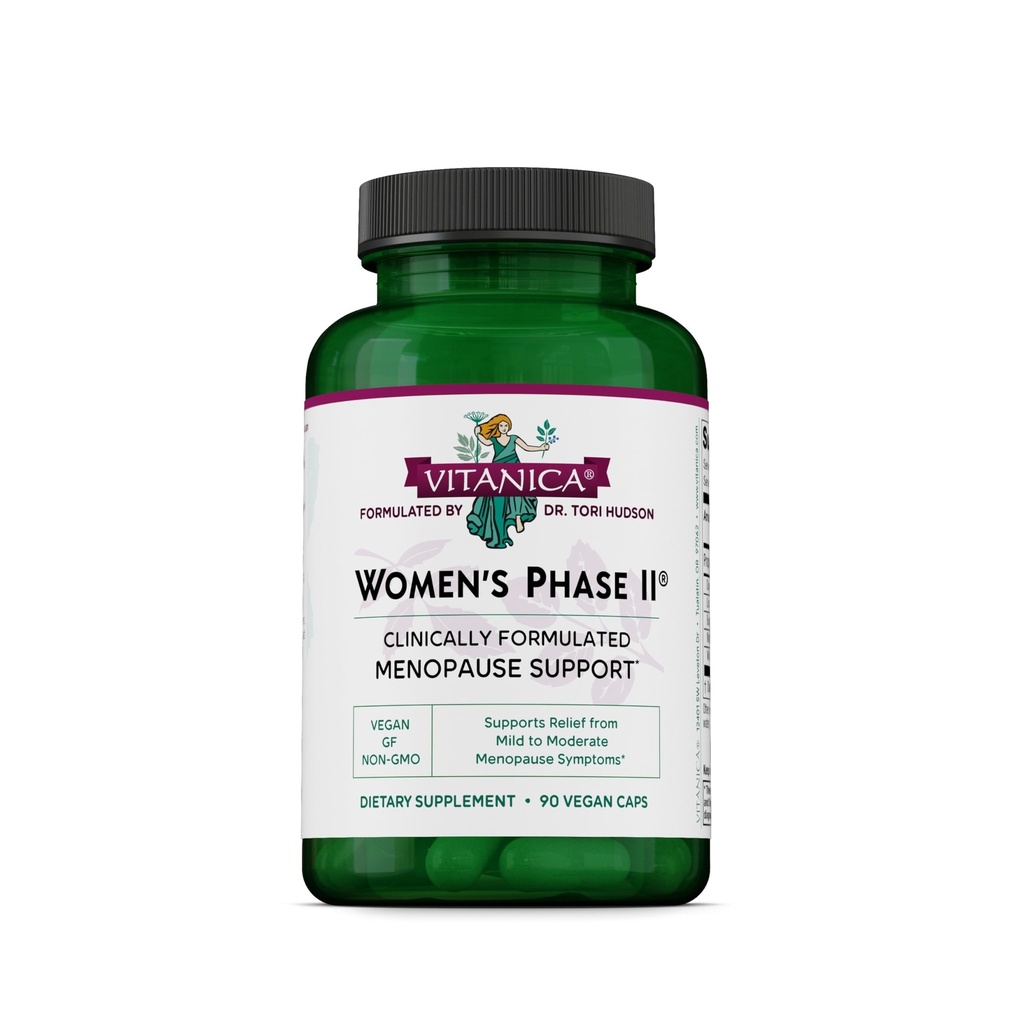 Vitanica Kvinder Fase II, Menopause Support, Vegan, 90 Kapsler