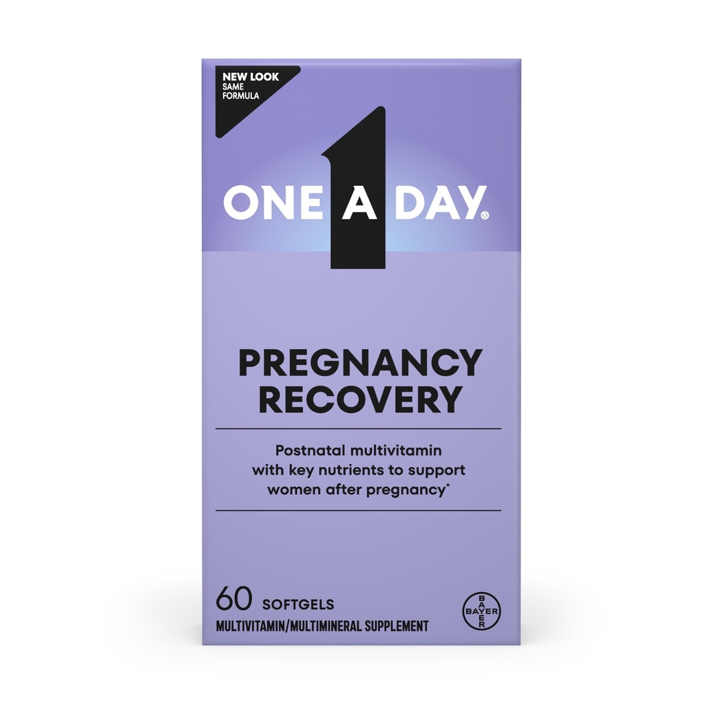 EN EN DAG Postnatal Complete Multivitamin for post- Graviditet med folinsyre og Omega-3 DHA, 60 Greve (Packaging May Vary)