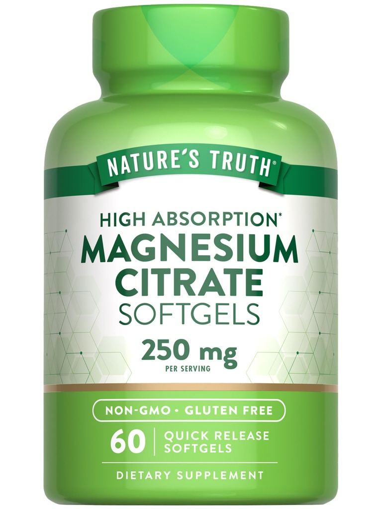 Nature 's Truth Magnesium Citrate Softgels