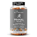 Primal Joint & Mobility Support - Avanceret Joint Support for Kvinder og Mænd - Gurkemeje, Boswellia, Ginger og Bor til Whole- Body Fleksibilitet, Fælles Sundhed & Comfort - 60 Veg bløde kapsler