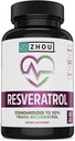 ZHOU Resveratrol: 29: Vcp, (Btl- Plastic) 1000mg 60ct