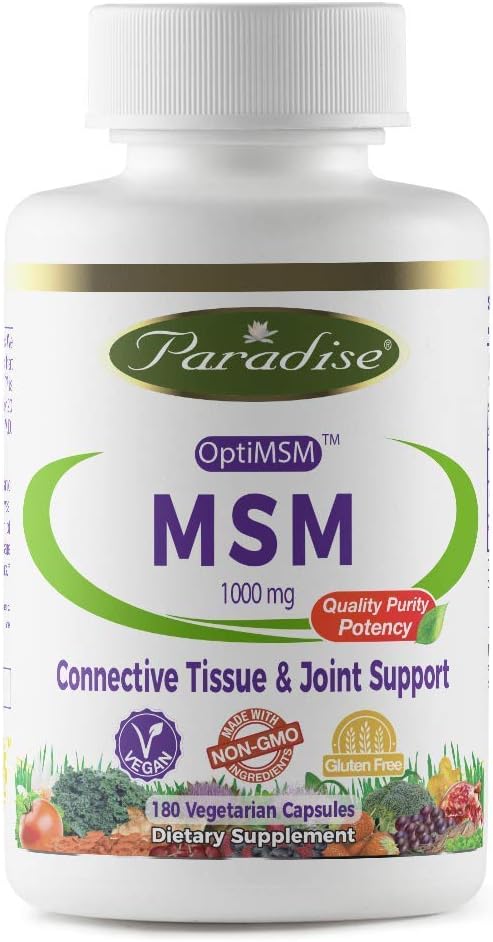 Paradise MSM. 100% OPTIMSM Original Worldwide Patenteret Ingrediens. - 100% naturligt ekstraherede - Ingen Harsh Kemikalier eller Solvens - 100% American Made!