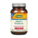 Flora Voksens Probiotika - Vegetarisk Daglig Probiotika for Gut & fordøjelsessygdomme - Inkluderer Lactobacillus & Bifidobacterium - 17 milliarder CFU - Gluten- Free - Hold nedkølet - 60 kapsler