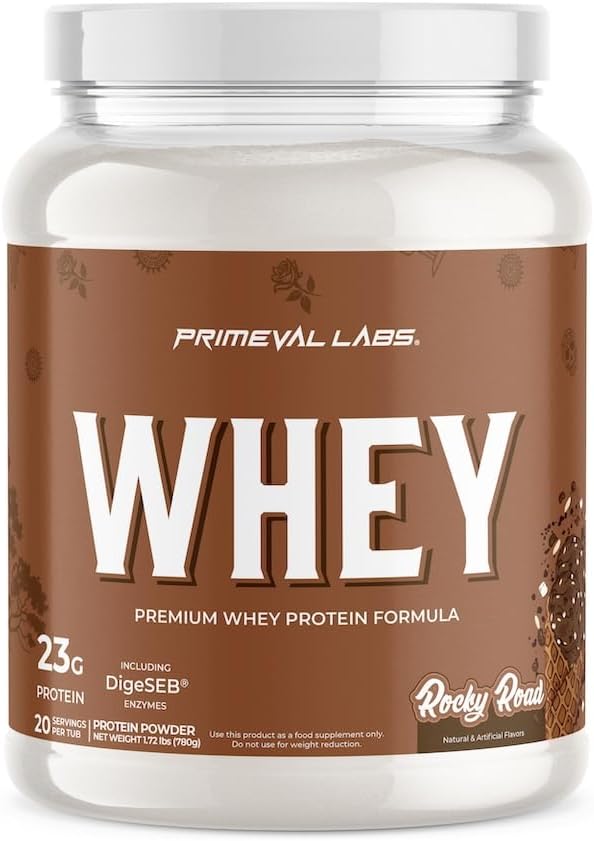 Primeval Labs Pure Whey Protein Koncentrat af 124; Muscle Growth & Recovery