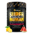LION Superhuman Extreme High Stim Pre Workout Powder, Beta Alanine, L- Taurine & 356mg Tri- Source Coffein for Sustained Energy, Nitrogen Oxide & Citrulline for Pump (21 Serveringer, Slagtermelon)