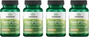Swanson FemFlora - Feminin probiotisk supplement Support Flora of The Mouth, GI Tract og Vagina - Probiotika til kvinder med 9 milliarder CFU Per Capsule - (60 kapsler) (4 pakke)