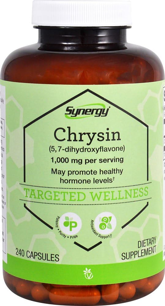 Vitacost Chrysin 5,7 - Dihydroxyflavon -- 1000 mg per portion - 240 kapsler