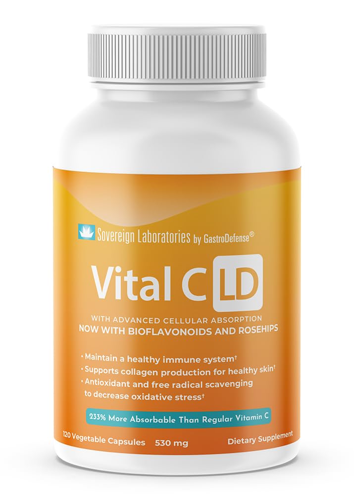 Vital C- LD - Enhanced Liposomal Vitamin C - 530mg kapsler - 120 Tæl