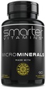 15mg Zinkglycinat fra Albion ® 6 Essential Trace Bisglycinat Mineraler, Mangan-, Bor, Chrom, Selen, Molybdæn Supplement, 90 Plantbaserede Vegankapsler