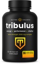 NutraChamps Tribulus Terrestris til mænd, 2000mg tillæg Booster for energi, Vitality, Stamina & Performance, ekstra styrke saponiner, 90 Veganske kapsler